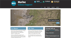 Desktop Screenshot of marinesciencesupport.co.uk